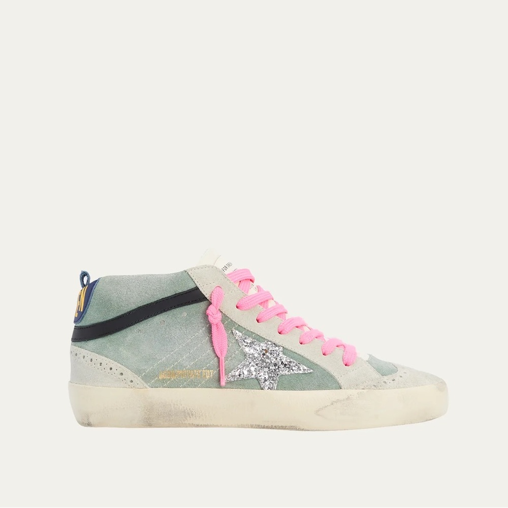 Limited Edition Golden Goose Mid Star Sneakers - Size 38